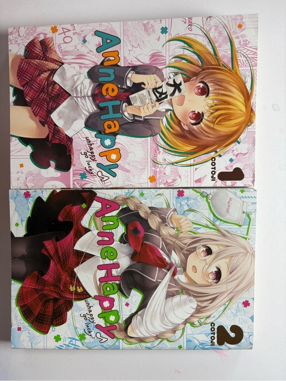 Yen Press Anne Happy! Vol. 1 & 2! Manga Set Volumes 1 & 2 2016